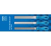 PFERD Jeu de limes 11202300 L. 200 mm Coupe 1 Ergonomique 2 composants Bleu/Gris