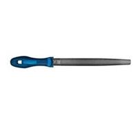 PFERD Lime d'atelier demi-ronde DIN 7261 E L 200 mm section 20 x 6 mm coupe 2 ergonomique