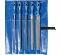Pferd – Jeu de limes 11800551, 5 pièces, 300 mm, manche ergonomique, étui à roulettes