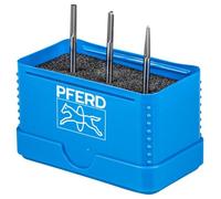 PFERD 21901303 brosse rotative Carbone tungstène Conical/Cylindrical Annealed cast iron, Case-hardened steel, Acier moulé, Cobalt alloys, Ductile iron, Tool steel, Titanium alloys, Acier trempé, Hard
