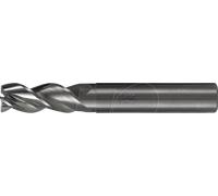 Fraise VHM PFERD TOOLS Ø12 mm, 3 tranchants, 2xDC, chanfrein 0,25 mm 45°, non revêtue, queue HA