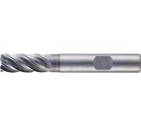 PFERD TOOLS Fraises VHM Ø25mm, 5 dents, 2xDC, rayon 1mm, revêtement AlCrN, queue HB, universel