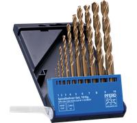Spiralbohrer-Set PFERD INOX HSSE N Ø 1-10mm, 10-tlg.