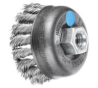 PFERD TOOLS Brosse à dents en acier inoxydable TBG Ø 65 mm M14 Ø 0,50 pour meuleuse d'angle POS TBG 65/M14 INOX 0,50 43305004