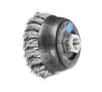 PFERD TOOLS Brosse boisseau torsadée TBG M14 Fil en acier inoxydable pour meuleuses d'angle
