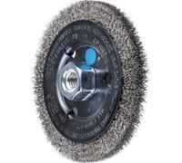 PFERD TOOLS Brosse ronde non torsadée RBU Ø 125 x 12 mm M14 acier inoxydable Ø 0,30 pour meuleuse d'angle POS RBU 12512/M14 INOX