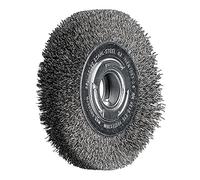 PFERD TOOLS Brosse ronde POS large non agrandie RBU Ø 150 x 25 mm alésage variable Ø 0,30 fil d'acier pour support de ponçage