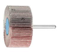 PFERD Roue à lamelles sur tige F 6030/6 A 120 – Ø60×30 mm, grain 120 corindon, tige Ø6 mm, 1 pièce