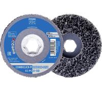 PFERD 44692273 PFERD COMBICLICK POLICLEAN PLD feutre de nettoyage Ø 115 x 13 mm pour les travaux de nettoyage grossiers 115 mm