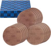 PFERD TOOLS Set de disques auto-agrippants filet grossier 15 pces Ø 150 A80,100,120 peu de poussière avec ponceuse excentrique