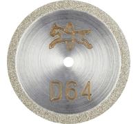 PFERD 68402206 D1A1R 22-0,5-1,7 D 64 GAD Disque à tronçonner diamanté Diamètre 22 mm Ø de perçage 1.7 mm Duroplast, Verre