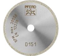 PFERD 68405015 D1A1R 50-1,4-6 D 151 GAD Disque à tronçonner diamanté Diamètre 50 mm Ø de perçage 6 mm Duroplast, Verre, Carbure