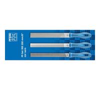 PFERD Assortiment de limes dans un carton d’emballage protecteur, 3 limes, 200 mm, 11202300 - pour combiner rendement d’enlèvement de matière élevé et grande durabilité ainsi que pour l’affûtage