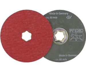 Pferd Combiclick Fs 125 Z 60 Disque Fibre Abrasif Pour Métal - Pferd