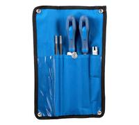 PFERD TOOLS Kit d'affûtage pour tronçonneuse 5,5 mm 5/32 pour pas de chaîne 3/8, 404 dans un étui à roulettes