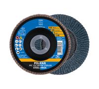 PFERD Disque à lamelles Z PSF STEELOX D. 125 mm granul. Z-40 conique INOX corindon zir Quantité:10