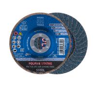 PFERD Disque à lamelles Z SGP STRONG STEEL D. 125 mm granul. 36 conique INOX corindon Quantité:10