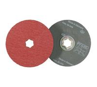 Disque fibre COMBICLICK CO-COOL D.125mm K.50 INOX/Alu.grain céramique PFERD