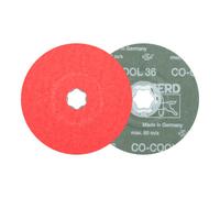 PFERD Disque de fibre COMBICLICK CO-COOL D. 125 mm granul. 36 INOX/aluminium grain cér Quantité:25