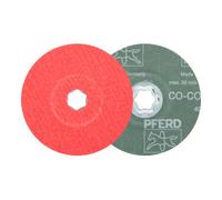 PFERD Disque de fibre COMBICLICK CO-COOL D. 125 mm granul. 60 INOX/aluminium grain cér Quantité:25