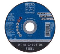 PFERD Disques à tronçonner (D125x2,4mm droit / acier / Contenu : 25 pièces) - 61321222