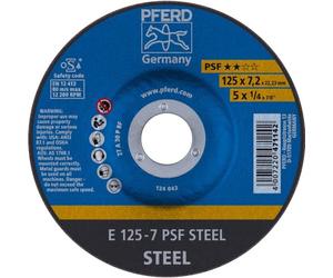 Pferd E1257A30PPSF Disque à ébarber A30PPS, Multicolore, 125 x 7 mm