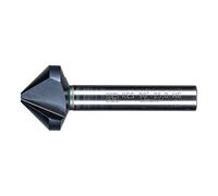 PFERD Fraise conique HSS - 90° - Diamètre 25,00 mm - Diamètre de la tige : 10 mm - DIN 335 C - Revêtement HICOAT