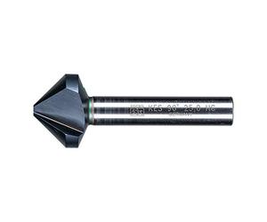 PFERD Fraise conique HSS - 90° - Diamètre 25,00 mm - Diamètre de la tige : 10 mm - DIN 335 C - Revêtement HICOAT