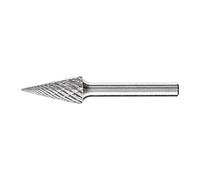 PFERD Fraise HM 21001037 - Forme conique pointue SKM - Denture polyvalente - Diamètre de la tige : 12 mm - Diamètre de la tige : 6 mm - Longueur : 65 mm - Pour une utilisation polyvalente sur les