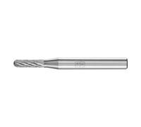 PFERD Fraise sur tige forme C WRC D. 4 mm L. tête 13 mm D. tige 6 mm carbure engrèneme Quantité:1