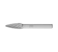 PFERD Fraise sur tige forme H RBF D. 8 mm L. tête 20 mm D. tige 6 mm carbure engrèneme Quantité:1