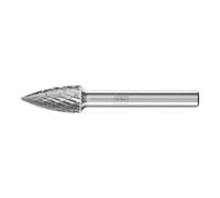 PFERD Fraise sur tige forme K SPG D. 10 mm L. tête 20 mm D. tige 6 mm carbure engrènem Quantité:1