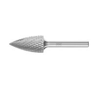 PFERD Fraise sur tige forme K SPG D. 16 mm L. tête 30 mm D. tige 6 mm carbure engrènem Quantité:1