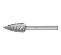 PFERD Fraise sur tige SPG Ø 12 mm Longueur de tête 25 mm Ø de tige 6 mm Denture 3 PLUS - 21122726