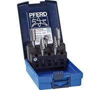PFERD HM 21901912 Lot de 5 fraises en acier inoxydable Inox Diamètre de la tige 6 mm