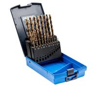 PFERD Jeu de forets hélicoïdaux 19 pièces INOX HSSE N DIN 338 pour matériaux durs et coriaces
