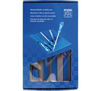 PFERD Jeu de limes d'usinage WRU 5 pièces dans pochette plastique 200 mm coupe 2 général pour ébauche et finition