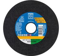 PFERD Lot de 10 disques à tronçonner PSF en aluminium et pierre - 125 x 1,0 x 22,23 mm - Droits - Pour métaux non ferreux et matériaux minéraux