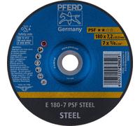 Pferd Meule à ébarber 178x7,2mm pour fonte grise à moyeu déporté alésage 22,23mm - 62017634