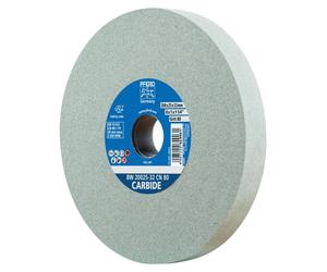 PFERD Meule d'établi dia. 200x25 mm trou central dia. 32 mm SiC120 pour matériaux durs, p. ex. carbure de tungstène