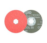 PFERD PFERD COMBICLICK Disque fibre à grain céramique D 100 mm CO-COOL80 pour acier inoxydable Quantité:25