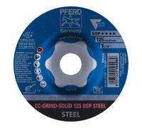 PFERD Pferd Disque abrasif CC-Grind Solid SGP ACIER 125 mm Quantité:1
