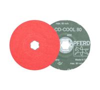 PFERD Pferd Disque abrasif fibre CC-FS CO-COOL 125 mm K80 Quantité:1