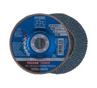 PFERD Disque à lamelles POLIFAN Z SG POWER STEELOX Ø 125 mm Z-40 conique 10 pièces - 67784125