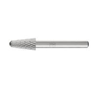PFERD PFERD Fraise en acier rapide HSS forme cône rond L Ø 10x20 mm Tige Ø 6 mm Z 3 universelle moyenne fine brise-copeaux Quantité:1