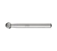 PFERD PFERD Fraise rotative HSS forme boule Ø 08x07 mm tige Ø 6 mm Z 3 universelle moyenne fine brise-copeaux Quantité:1