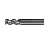 PFERD PFERD TOOLS Fraise VHM Ø10 mm, 3 dents, 2xDC, chanfrein 0,2 mm 45°, non revêtue, tige HA, Performance Aluminium Quantité:1