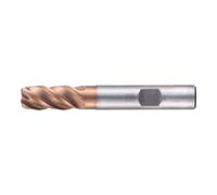 PFERD PFERD TOOLS Fraise VHM Ø16 mm, 4 dents, 2xDC, rayon 4 mm, revêtement AlTiN / TiSiXN, tige HB, Performance inoxydable Quantité:1