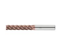 PFERD PFERD TOOLS Fraise VHM Ø20 mm, 5 dents, avec diviseur de copeaux, 5xDC, rayon 1 mm, revêtement AlTiN / TiSiXN, queue HB, Performance inoxydable Quantité:1