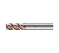 Fraise PFERD TOOLS en carbure monobloc Ø 25 mm, 4 dents, 2xDC, chanfrein 0,3 mm à 45°, queue HB